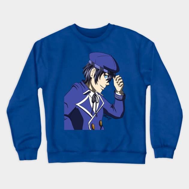 Naoto Shirogane Crewneck Sweatshirt by Sara Knite